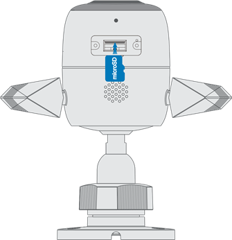 TP-Link - Tapo C310 - Installer et microSD-kort - Trin 2 Installer et microSD-kort - Trin 2