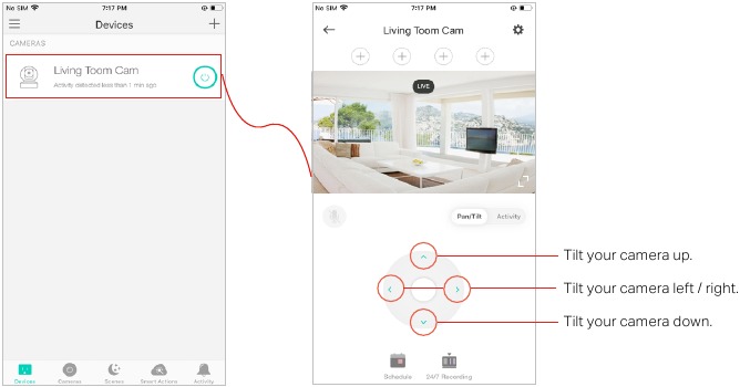 TP-Link - KC410S - Pan/Tilt Your Device Pan/Tilt Your Device