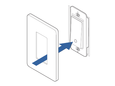 TP-Link - Tapo S505 - Fastgør vægpladen, og tænd for strømmen Fastgør vægpladen, og tænd for strømmen
