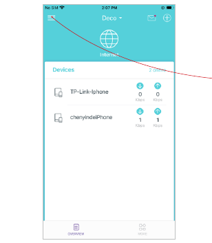 TP-Link - Deco S4 - Kutoka ukurasa wa Menyu - Hatua ya 1 Kutoka ukurasa wa Menyu - Hatua ya 1