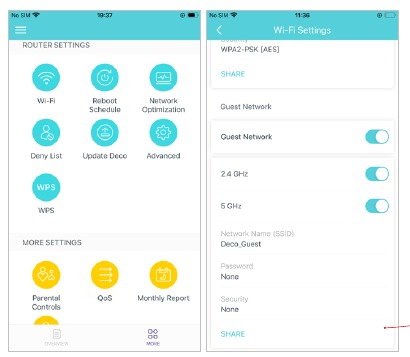 TP-Link - Deco S4 - Mtandao wa Wageni Mtandao wa Wageni
