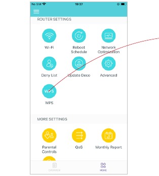 TP-Link - Deco S4 - WPS - Hatua ya 1 WPS - Hatua ya 1