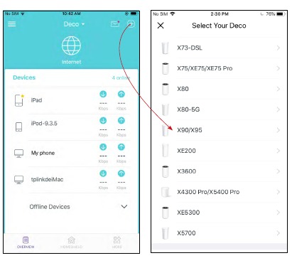 TP-Link - Deco X95 - Adăugați mai multe Deco-uri - Selectați modelul Deco Adăugați mai multe Deco-uri - Selectați modelul Deco