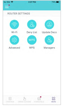 TP-Link - Deco X95 - Lista de blocare - Selectați Lista de blocare Lista de blocare - Selectați Lista de blocare