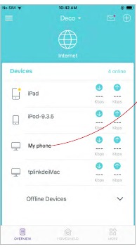 TP-Link - Deco X95 - Gestionarea dispozitivelor conectate - Pasul 1 Gestionarea dispozitivelor conectate - Pasul 1