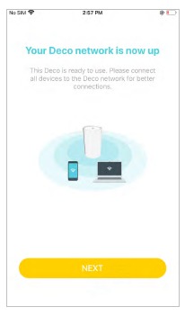 TP-Link - Deco X95 - Configurați-vă Deco - Pasul 8 Configurați-vă Deco - Pasul 8