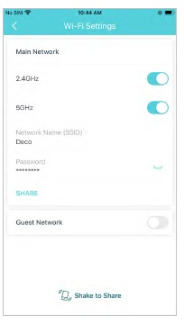 TP-Link - Deco X95 - Setări Wi-Fi - Gestionați-vă rețeaua principală Setări Wi-Fi - Gestionați-vă rețeaua principală