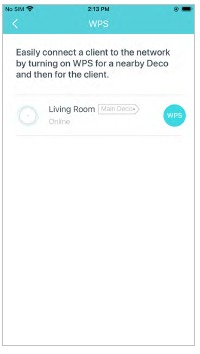 TP-Link - Deco X95 - WPS - Pasul 2 WPS - Pasul 2