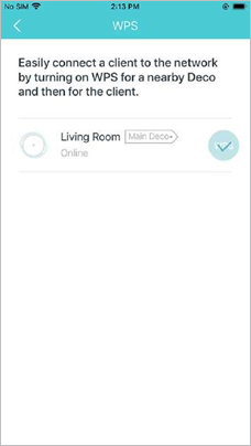 TP-Link - Deco X95 - WPS - Pasul 3 WPS - Pasul 3