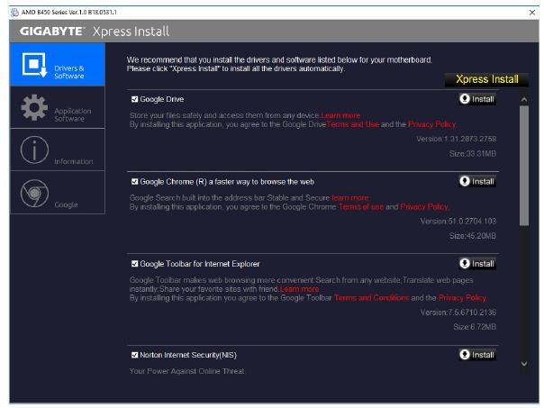 Gigabyte - B450M DS3H - Instalação de Drivers Instalação de Drivers