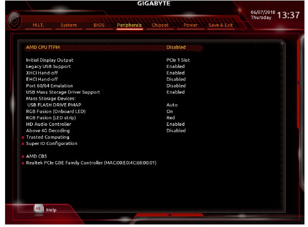Gigabyte - B450M DS3H - Periféricos Periféricos