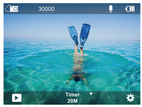 AKASO - Brave 4 PRO - Taimeriga fotorežiim Taimeriga fotorežiim