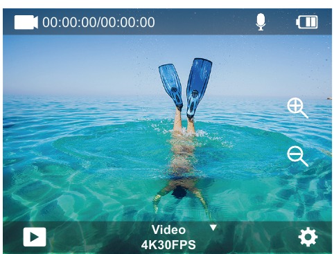 AKASO - Brave 4 PRO - Videorežiim Videorežiim