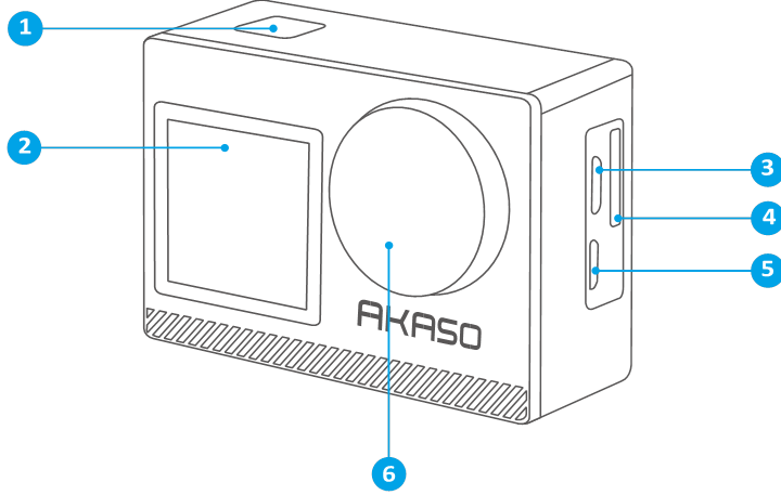 AKASO - Brave 4 PRO - SINU BRAVE 4 PRO - Samm 1 SINU BRAVE 4 PRO - Samm 1