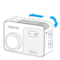 AKASO - V50 X - Charging and Installing Battery - Installation - Step 3 Carregar e instalar a bateria - Instalação - Passo 3