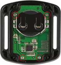 AKASO - V50 X - Substituição da bateria CR2032 do controlo remoto - Passo 2 Substituição da bateria CR2032 do controlo remoto - Passo 2