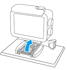 AKASO - V50 X - How to remove the waterproof case from the packing box - Step 2 Como remover a caixa à prova de água da caixa de embalagem - Passo 2