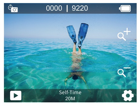 AKASO - V50 X - Modo de Temporizador Automático Modo de Temporizador Automático