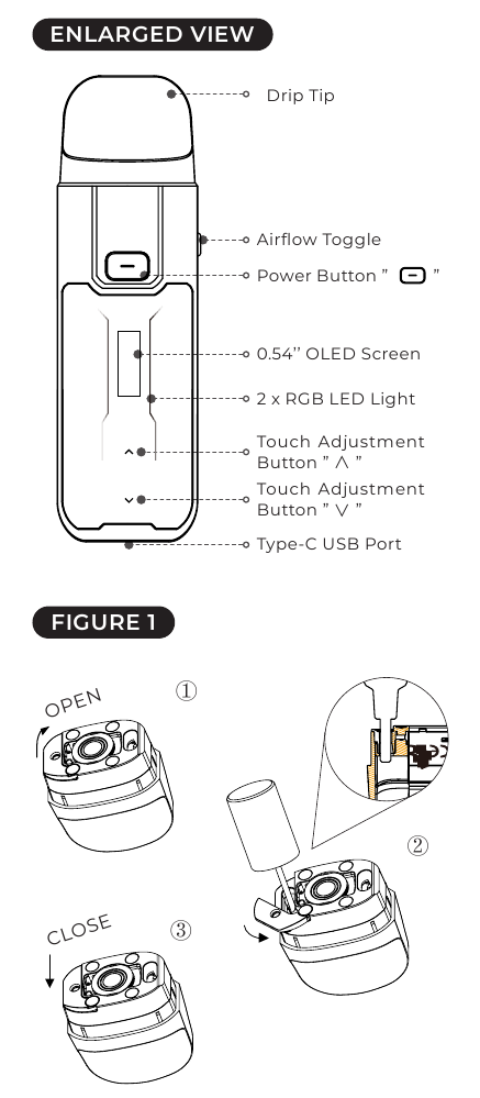 Vaporesso - LUXE XR MAX - Mbushja me E-liquid Mbushja me E-liquid