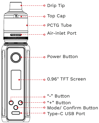 Vaporesso - TARGET 80 - PAMJE E SHPËRTHYER PAMJE E SHPËRTHYER
