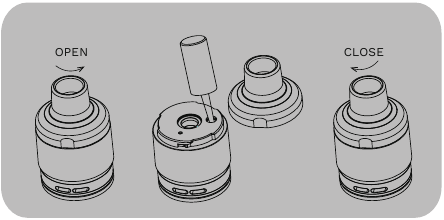 Vaporesso - TARGET 80 - Mbushja e E-lëngut Mbushja e E-lëngut