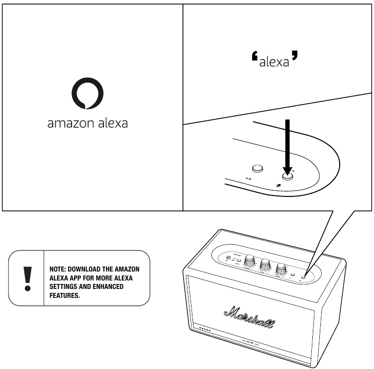 Marshall - Acton II Voice with Amazon Alexa - USO DE AMAZON ALEXA USO DE AMAZON ALEXA