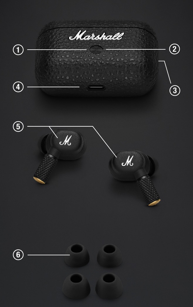 Marshall - MOTIF II A.N.C. - Device Overview Device Overview