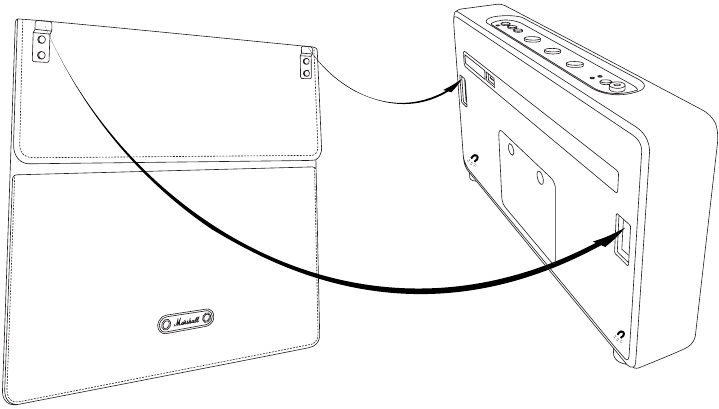Marshall - Stockwell - ATTACHING THE FLIP COVER ATTACHING THE FLIP COVER