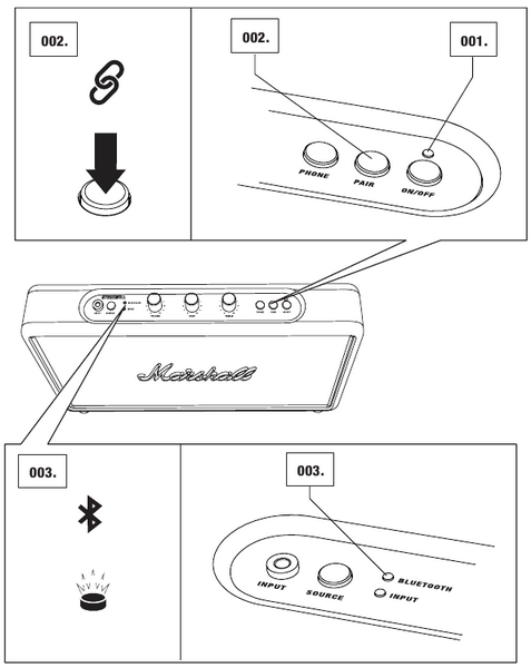 Marshall - Stockwell - Bluetooth auto connection - Step 1 Bluetooth auto connection - Step 1