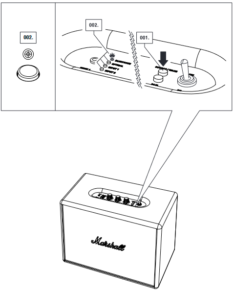 Marshall - Woburn - WYBIERANIE ŹRÓDŁA WYBIERANIE ŹRÓDŁA