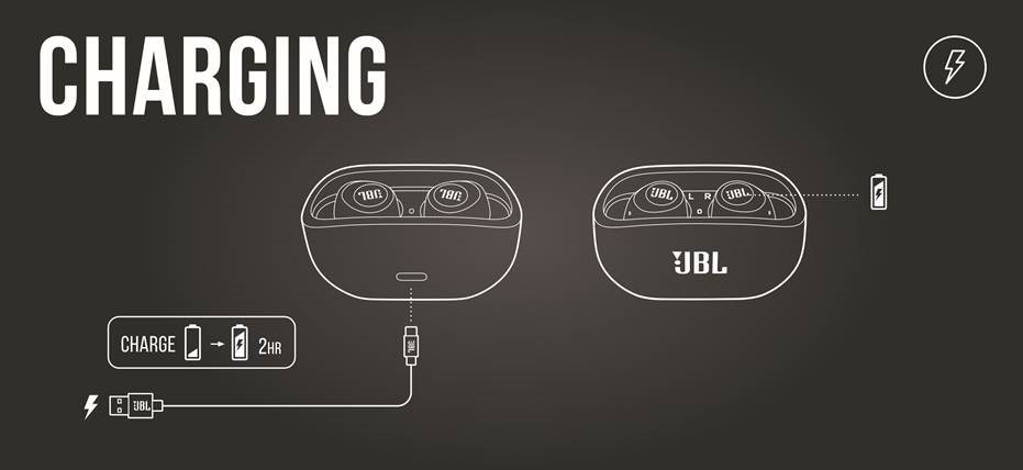 JBL - Harman Vibe 100TWS - ÎNCĂRCARE ÎNCĂRCARE