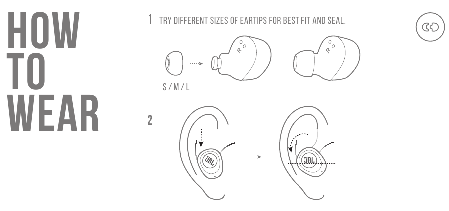 JBL - Harman Vibe 100TWS - CUM SE POARTĂ CUM SE POARTĂ