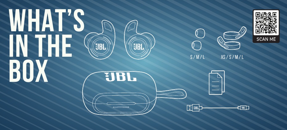 JBL - Harman Reflect Flow Pro - O QUE ESTÁ NA CAIXA O QUE ESTÁ NA CAIXA