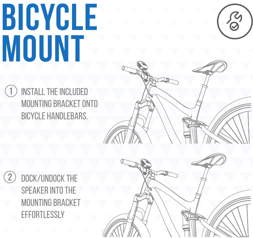 JBL - Harman WIND3 - Mocowanie rowerowe Mocowanie rowerowe