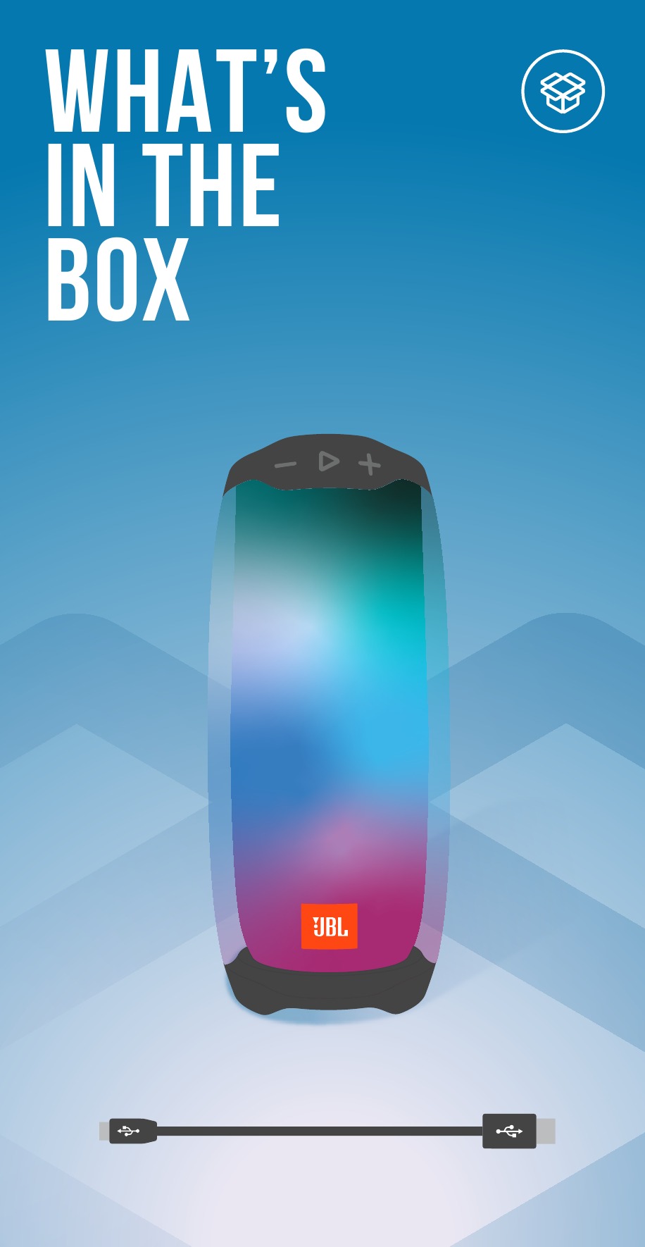 JBL - Harman Pulse 4 - ZAWARTOŚĆ OPAKOWANIA ZAWARTOŚĆ OPAKOWANIA