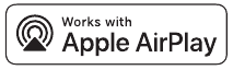 Logo Works with Apple AirPlay