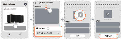JBL - Authentics 200 - Dostęp do ustawień wstępnych - Krok 1 Dostęp do ustawień wstępnych - Krok 1