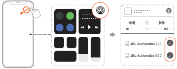 JBL - Authentics 200 - Odtwarzanie w wielu pomieszczeniach - AirPlay Odtwarzanie w wielu pomieszczeniach - AirPlay