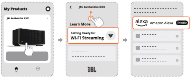 JBL - Authentics 200 - Odtwarzanie przez Alexa Cast Odtwarzanie przez Alexa Cast