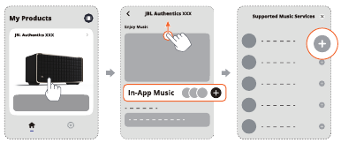 JBL - Authentics 200 - Odtwarzanie przez aplikację JBL One Odtwarzanie przez aplikację JBL One