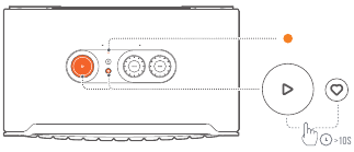 JBL - Authentics 200 - Przywracanie ustawień fabrycznych Przywracanie ustawień fabrycznych