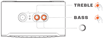 JBL - Authentics 200 - Regulacja barwy dźwięku - Krok 1 Regulacja barwy dźwięku - Krok 1