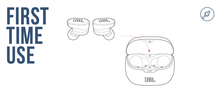JBL - Harman Tune Buds - PRIMEIRA UTILIZAÇÃO PRIMEIRA UTILIZAÇÃO