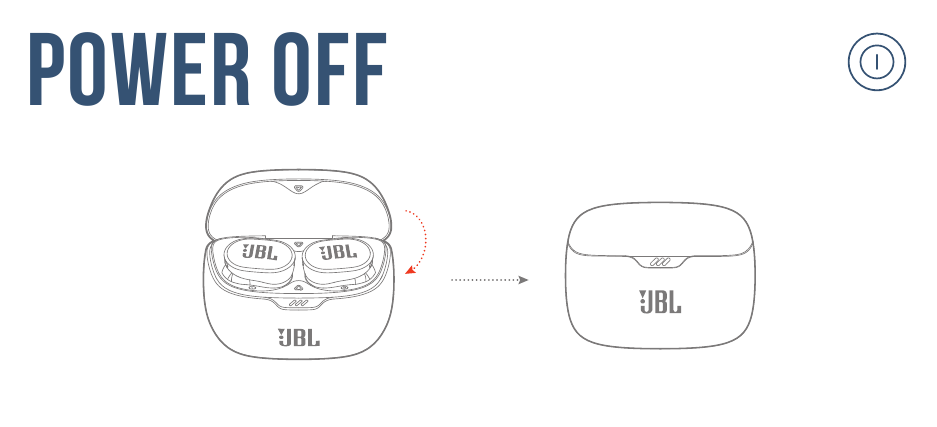 JBL - Harman Tune Buds - DESLIGAR DESLIGAR