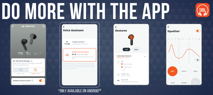 JBL - Harman Tune Flex - USANDO LA APP USANDO LA APP