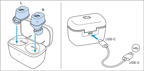 Sennheiser - CX Plus True Wireless - Başlarken - Adım 1 Başlarken - Adım 1