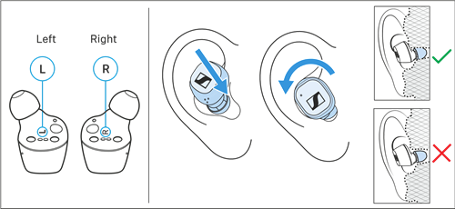 Sennheiser - CX Plus True Wireless - Başlarken - Adım 3 Başlarken - Adım 3