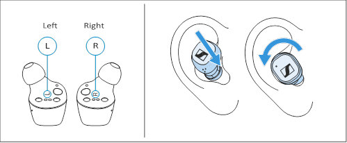 Sennheiser - CX Plus True Wireless - Kulaklıkları kulaklara takma Kulaklıkları kulaklara takma