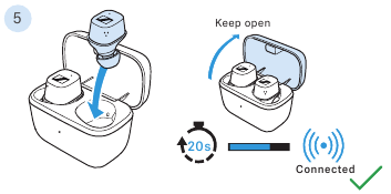 Sennheiser - CX Plus True Wireless - Kulaklıkların fabrika varsayılan ayarlarına sıfırlanması Kulaklıkların fabrika varsayılan ayarlarına sıfırlanması