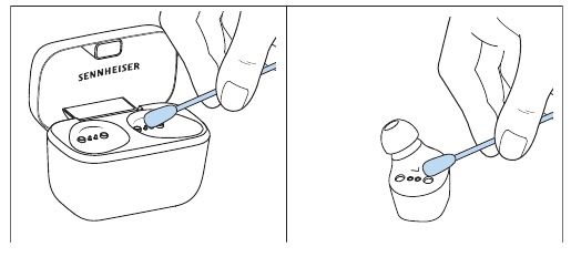 Sennheiser - CX 400BT True Wireless - Care and maintenance Care and maintenance